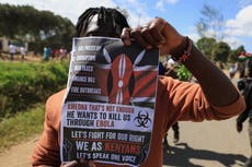 Presidente de Kenia defiende centro de cuarentena para ébola de EEUU en medio de protestas