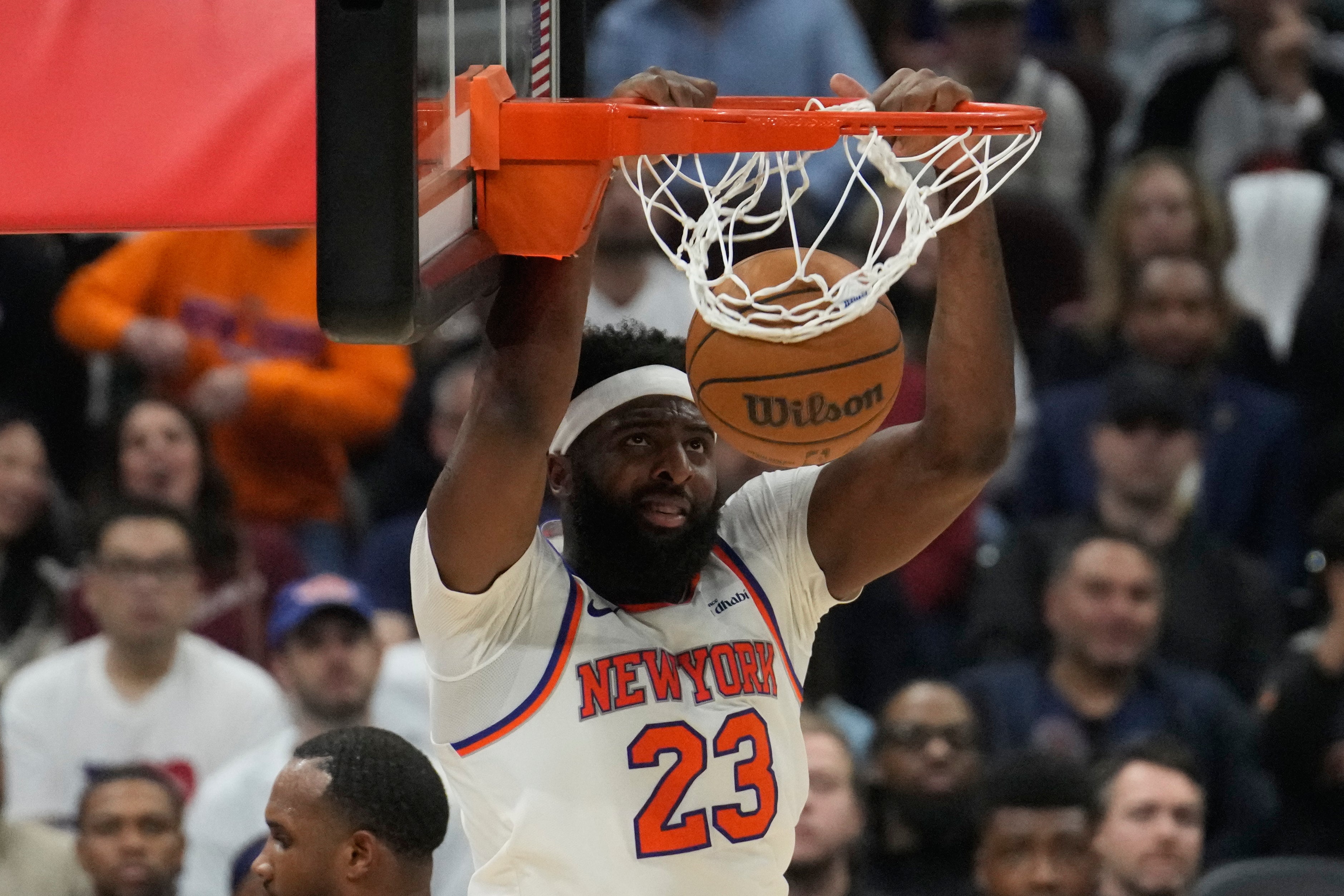 Robinson practica con los Knicks un día antes del Juego 1 de las Finales de la NBA