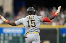 Cruz y Lowe conectan jonrones de 3 carreras por los Piratas, que vencen 10-6 a los Astros