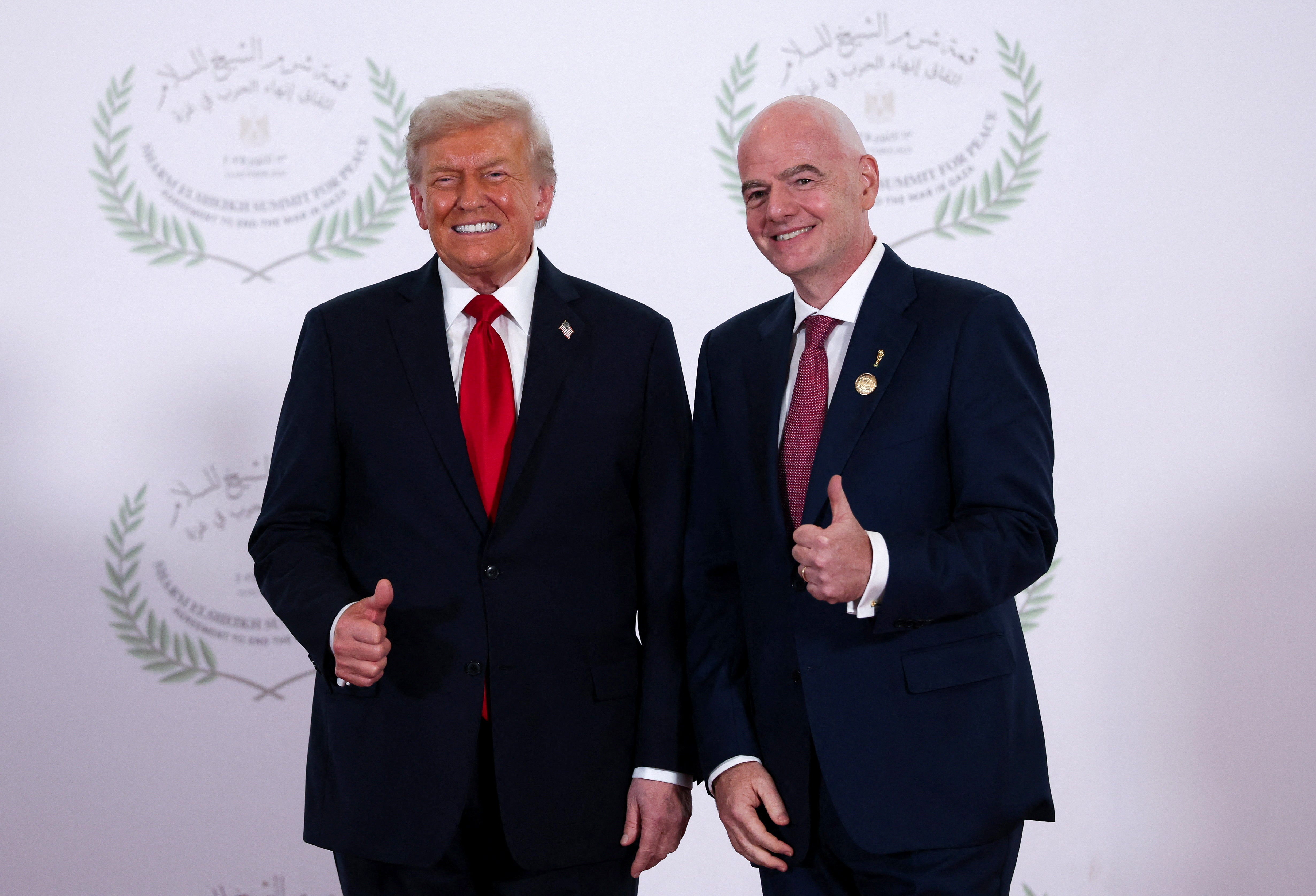 La relación entre Trump e Infantino no tiene precedentes