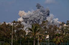 Israel ataca al sur de Beirut antes del 2do día de cruciales negociaciones de alto el fuego
