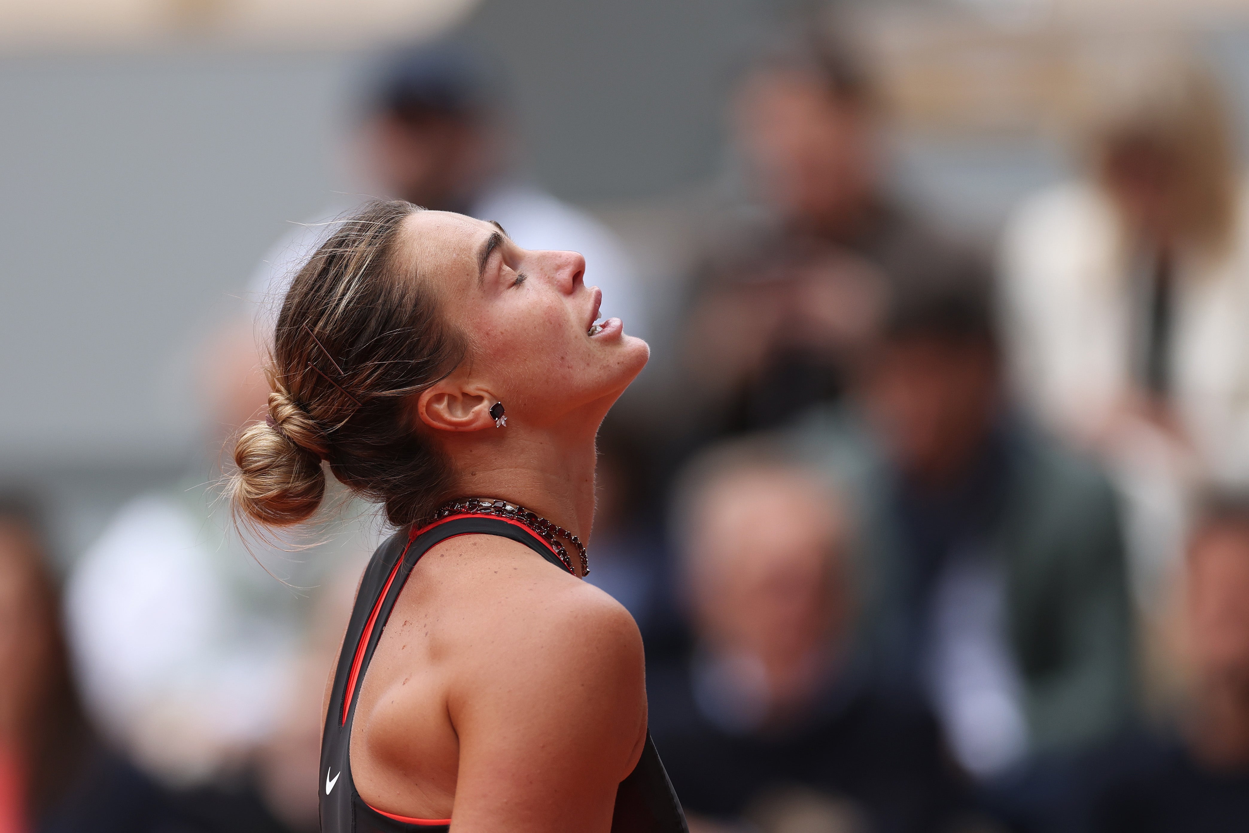 Aryna Sabalenka aseguró estar “cansada” de perder partidos tras colapsar mentalmente