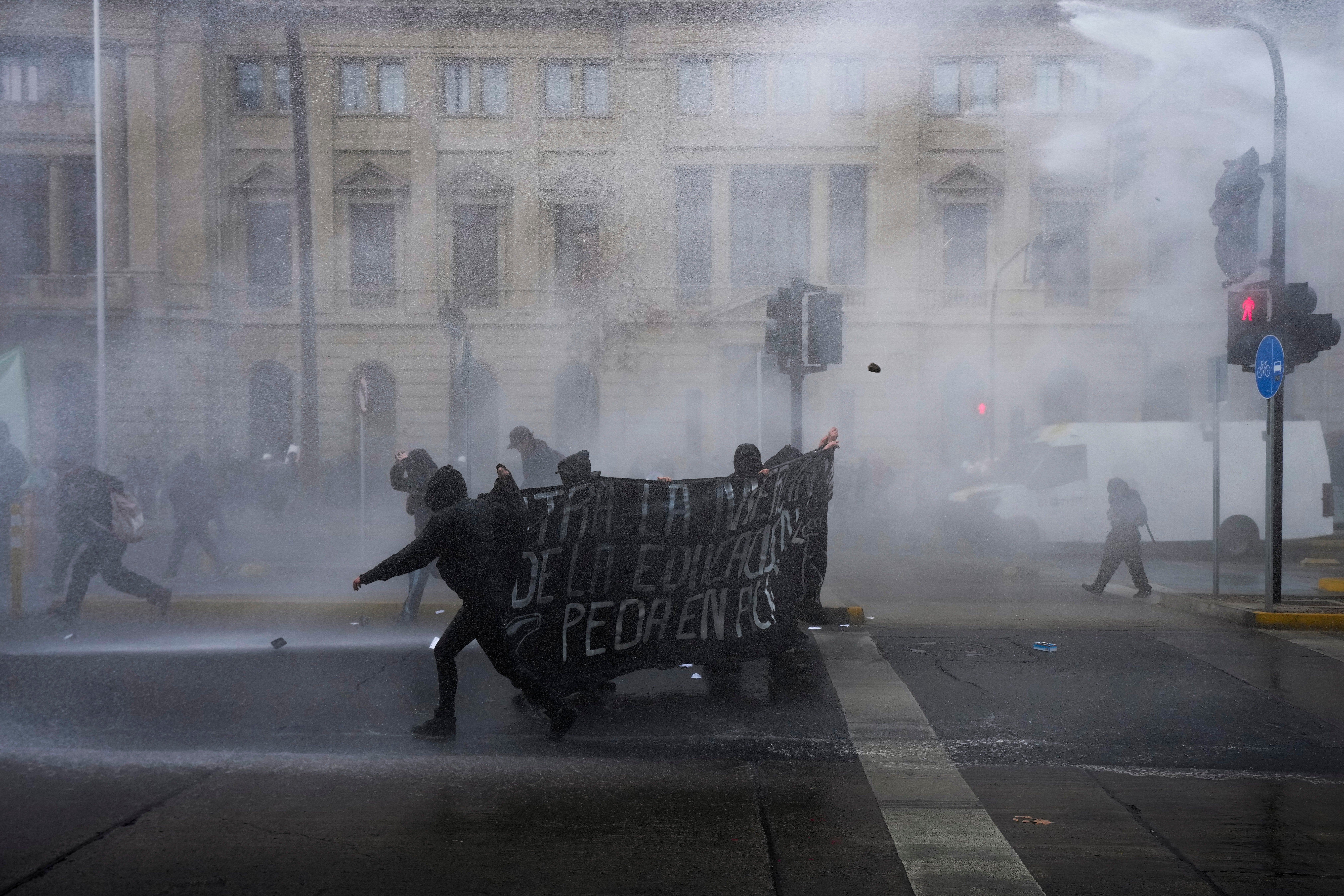 CHILE-PROTESTA ESTUDIANTES