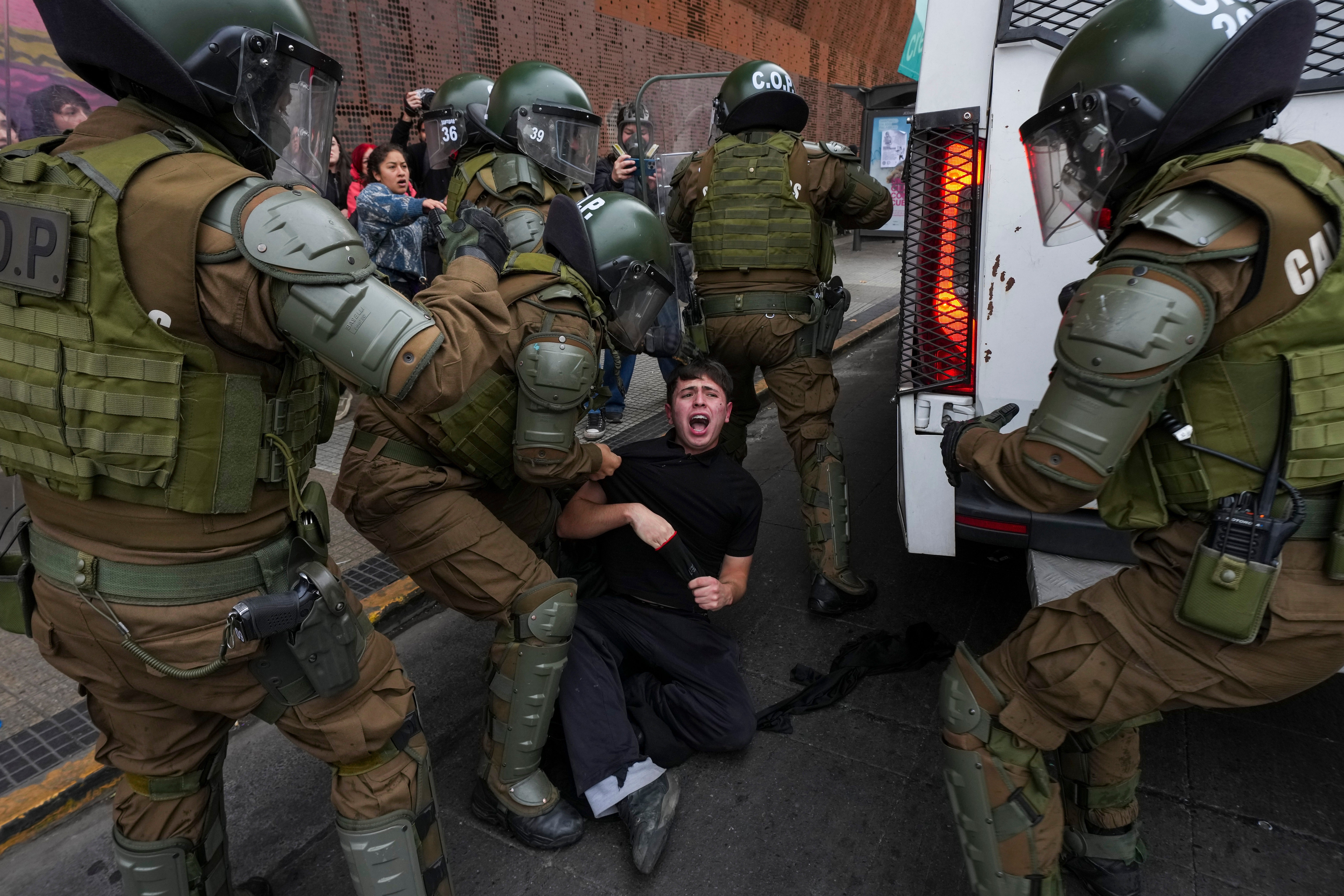 CHILE-PROTESTA ESTUDIANTES