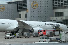 Colapsa tren de aterrizaje de avión de Lufthansa y deja a varios empleados heridos en Fráncfort