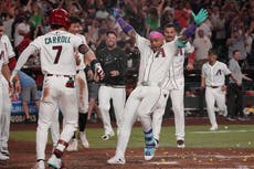 Ketel Marte pega jonrón solitario en la 9na y Diamondbacks superan 3-2 a Dodgers tras dura colisión