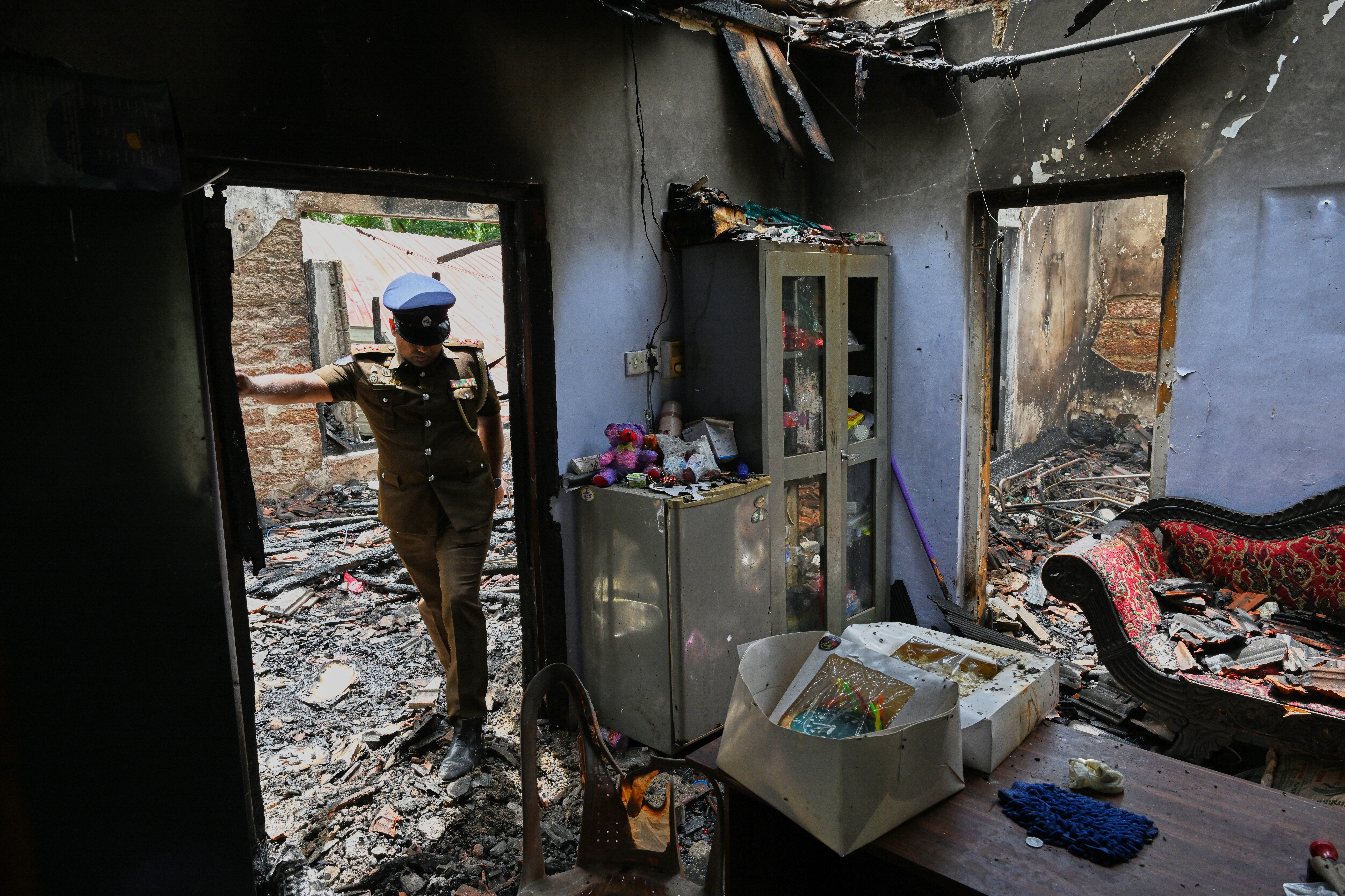 SRI LANKA-INCENDIO