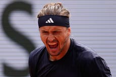 Zverev vence a Mensik en semis de Roland Garros y acaricia su esquivo primer Slam