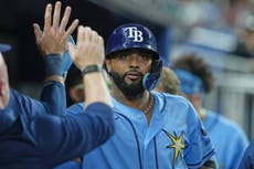 Rasmussen permite 1 hit en 7 entradas; Caminero se embasa 5 veces y Rays vencen 6-0 a Marlins