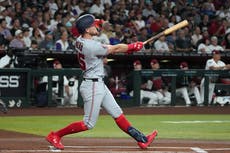 Nacionales se apoyan en jonrones de Mead y Crews y limitan a D-Backs a 2 hits para vencerlos 6-1