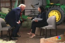 Trump deja la entrevista con NBC tras ser cuestionado sobre su “fondo para sobornos”