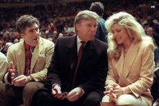 Donald Trump vuelve a Nueva York para apoyar a los Knicks