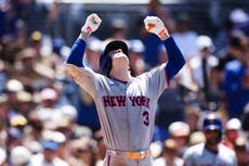 Novato de Mets Carson Benge batea de 5-5 con jonrón y triple productor en triunfo 7-3 ante Padres