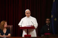 El papa exige respeto a migrantes y al derecho internacional en su discurso ante Congreso español