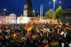 Manifestantes se concentran en La Paz para exigir el fin de los prolongados bloqueos en Bolivia