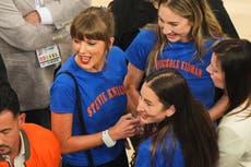 Taylor Swift asiste al 4to juego de las Finales NBA en el Madison Square Garden