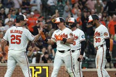 Los Orioles vencen 7-2 a los Mariners con grand slam de Jackson Holliday