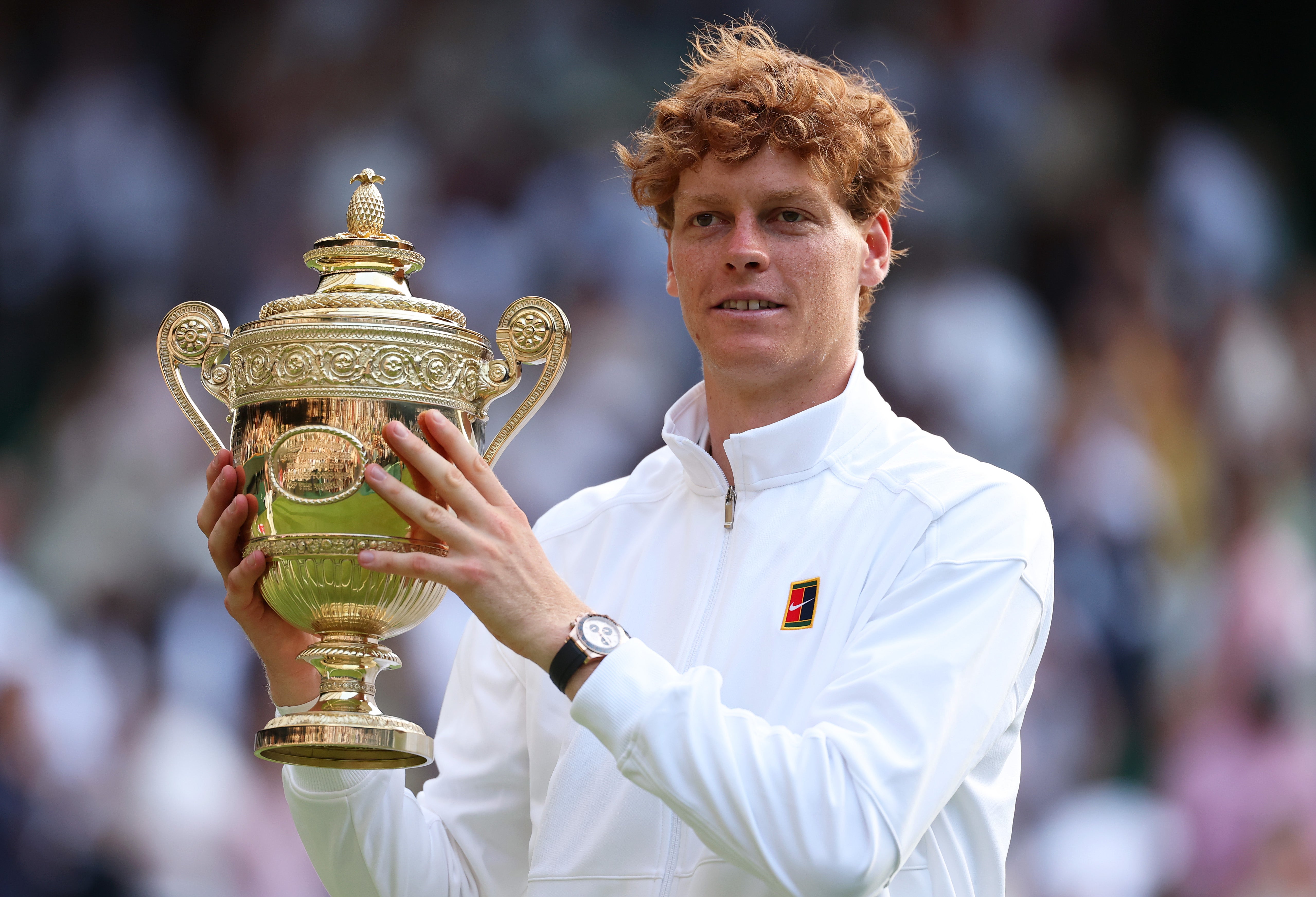 <p>Jannik Sinner ganó el título de singles masculino en la edición de Wimbledon de 2025</p>