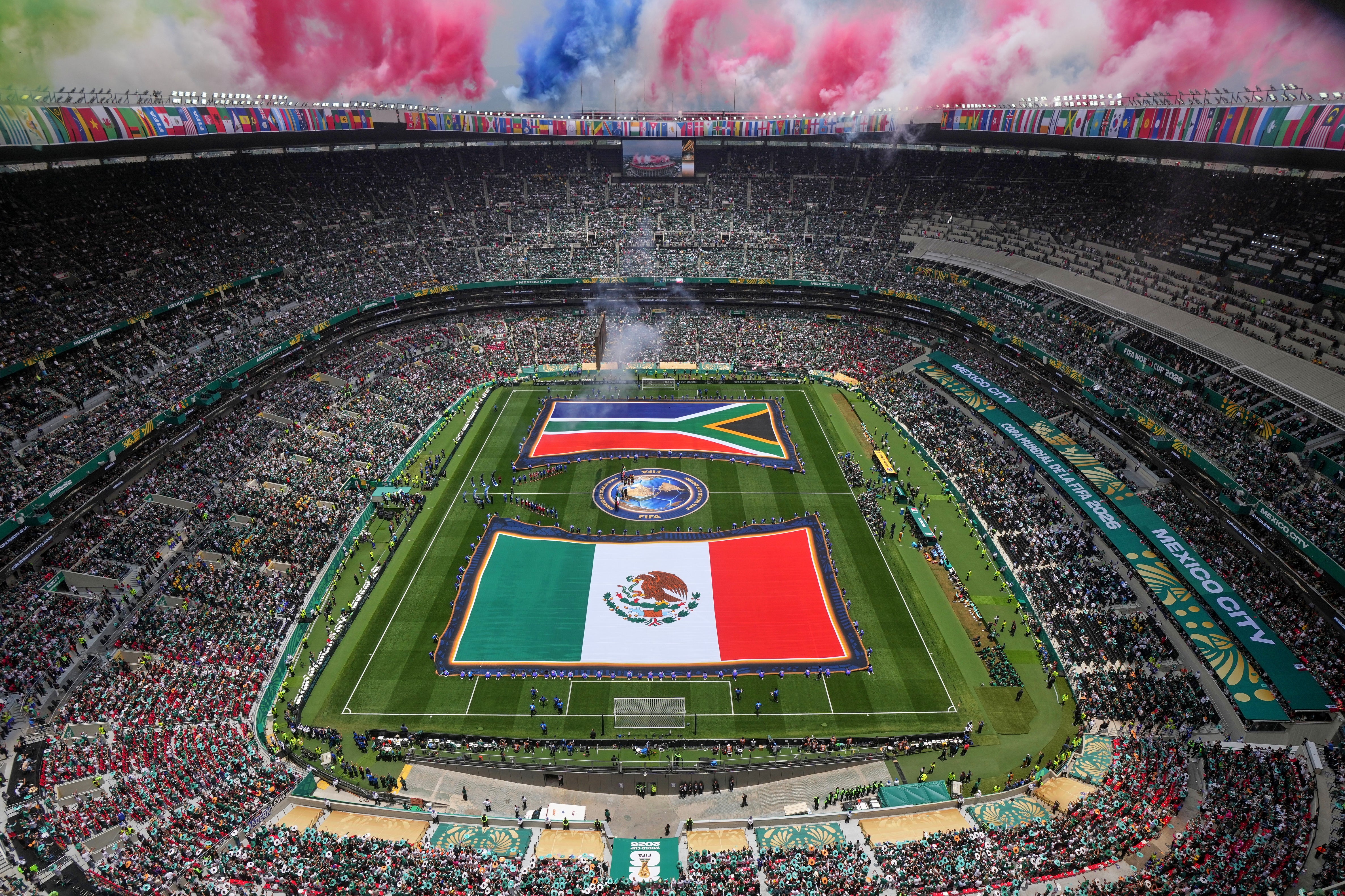 México venció a Sudáfrica en el partido inaugural del Mundial