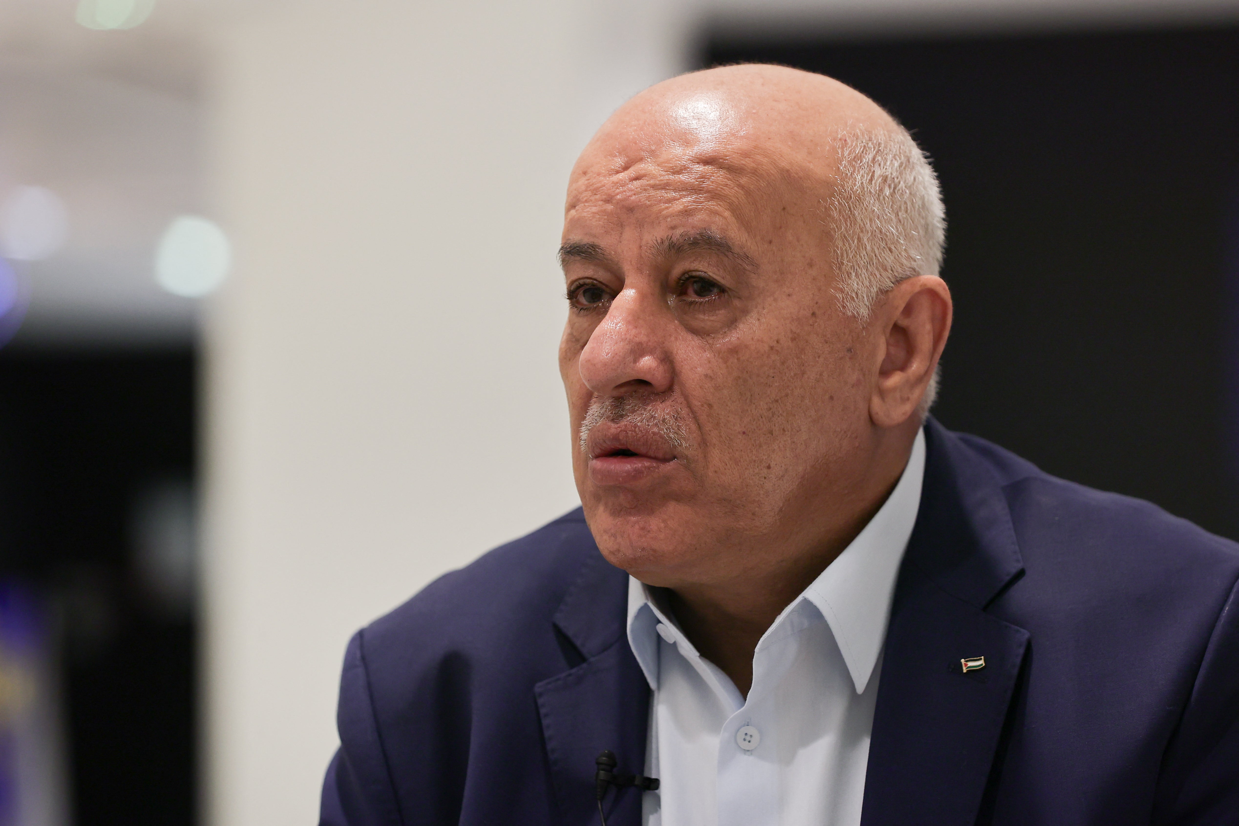 El presidente de fútbol de Palestina, Jibril Rajoub, aún no ha recibido su visa estadounidense