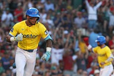 El sencillo decisivo de Rafaela da a los Medias Rojas triunfo por 6-3 sobre Rangers