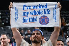 El esperado campeonato de los Knicks trae 'camaradería y locura' a la ciudad de Nueva York