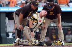 Padres ponen al receptor Freddy Fermin en lista de lesionados por conmoción