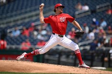 Mikolas impulsa la paliza 10-1 de Nacionales ante Marineros con siete entrada en blanco