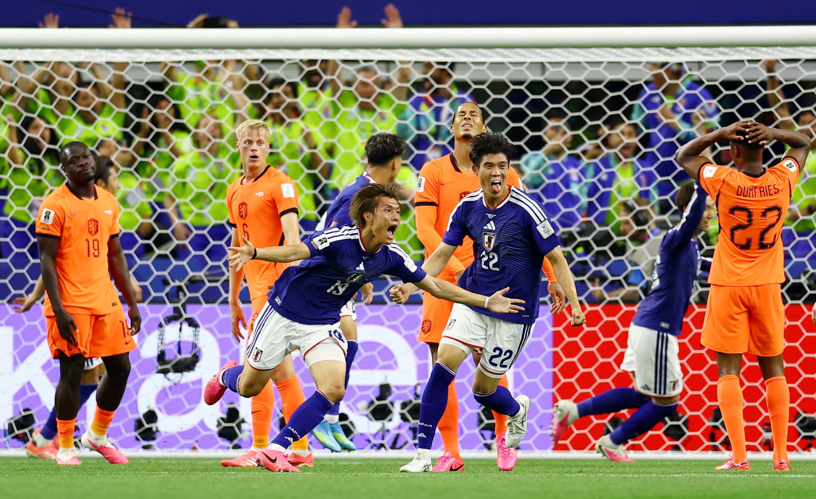 Japón logró un empate contra los Países Bajos en el Grupo F