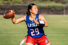 El equipo femenino de flag football de EEUU recibe sangre joven antes del Mundial