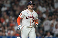 Astros reincorporan a Yainer Díaz y Hunter Brown tras salir de la lista de lesionados
