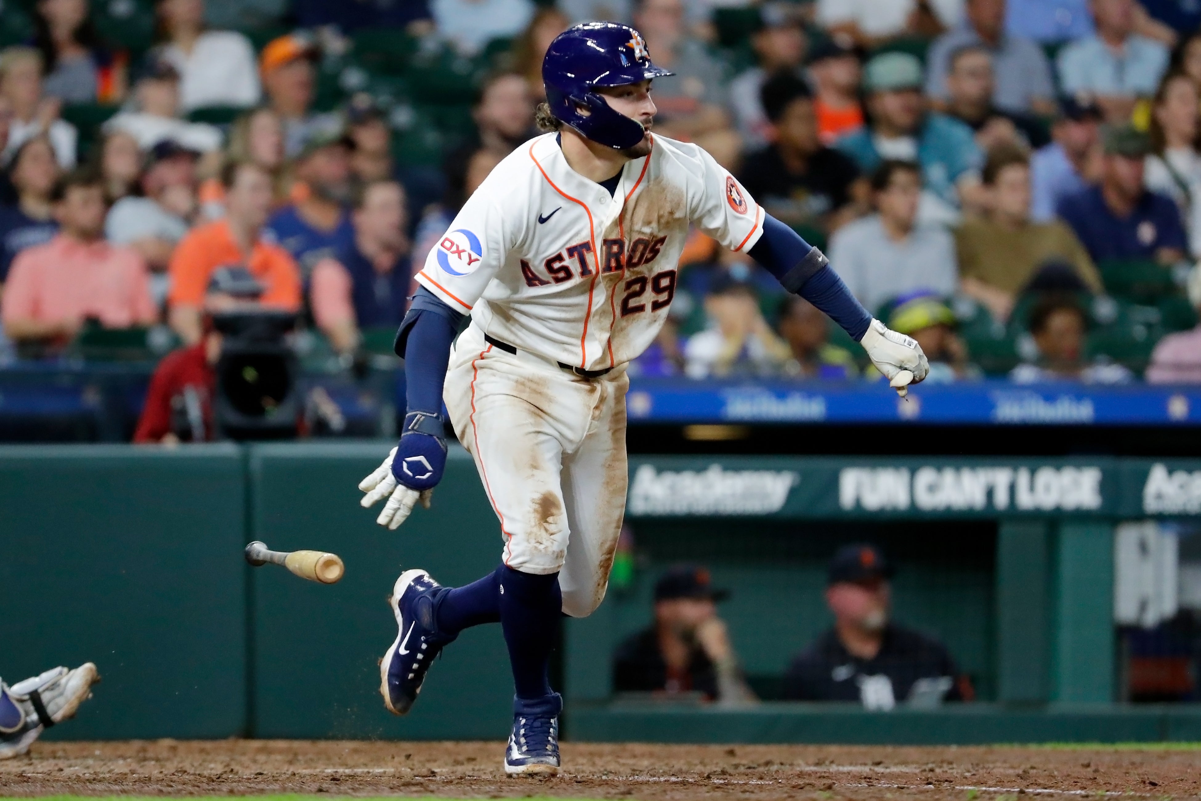 Raynel Delgado impulsa 2 en la octava y los Astros vencen 4-2 a los Tigres