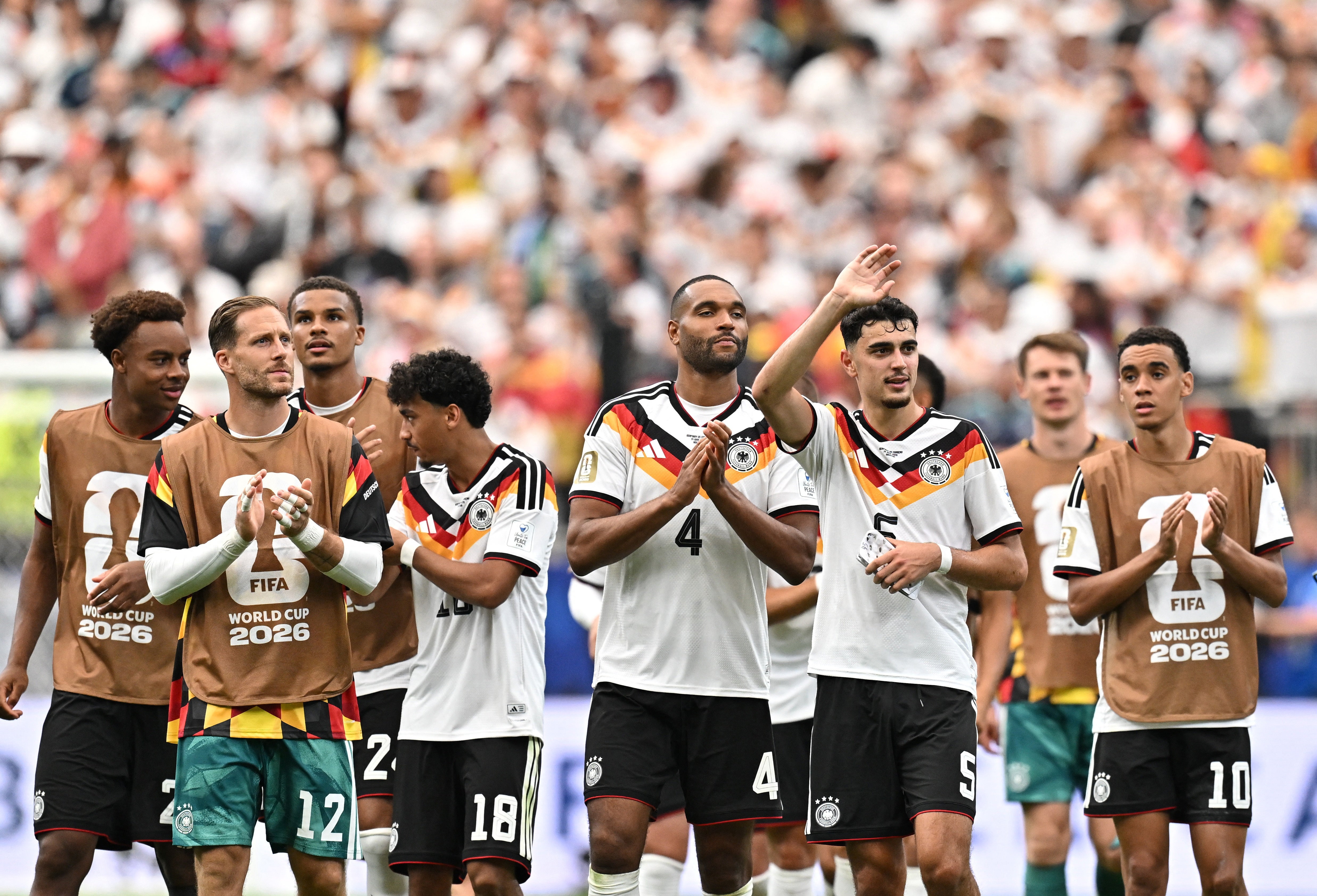 Alemania goleó a Curazao tras superar un breve susto ante la selección caribeña