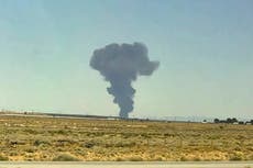 Identifican a tripulantes que murieron en caída de B-52 en base aérea de California