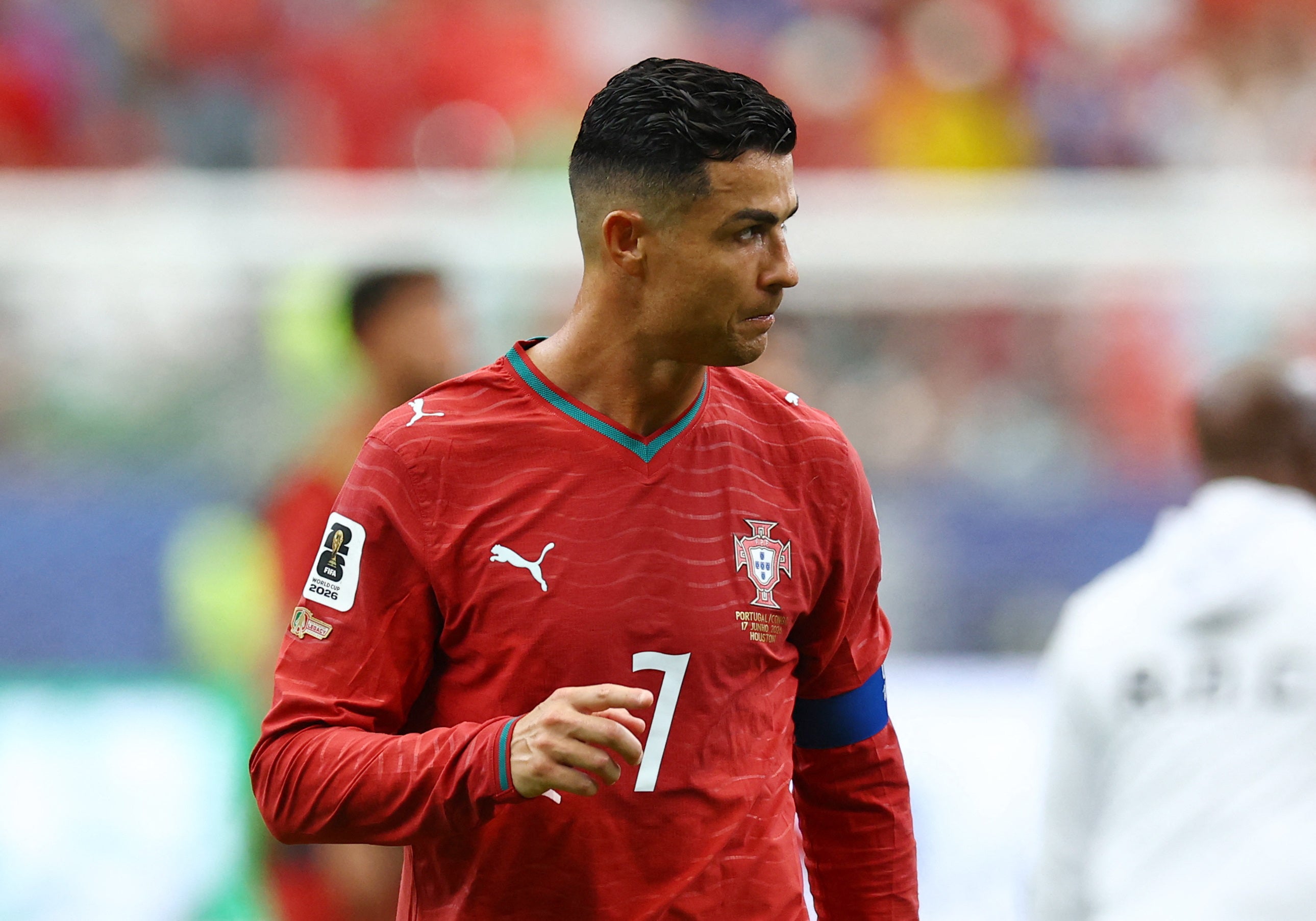 Cristiano Ronaldo no logró marcar en el empate de Portugal contra la República Democrática del Congo