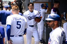 Ohtani fuera de la alineación de Dodgers mientras está de baja por paternidad