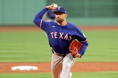 Nathan Eovaldi es baja para abrir con Rangers ante Padres por molestia en la rodilla