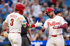 Actuaciones fantásticas: Schwarber pega 2 jonrones en una entrada y Harper logra ciclo