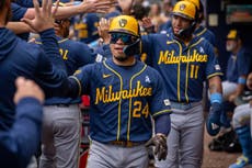 Contreras pega jonrón de 3 carreras y Gasser corta sequía de Cerveceros 9-4 ante Bravos