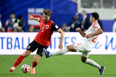 Defensor austríaco Stefan Posch podrá jugar ante Argentina pese a fractura de mandíbula
