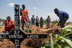 Los casos confirmados de ébola en el brote del Congo superan el millar, con 254 muertes