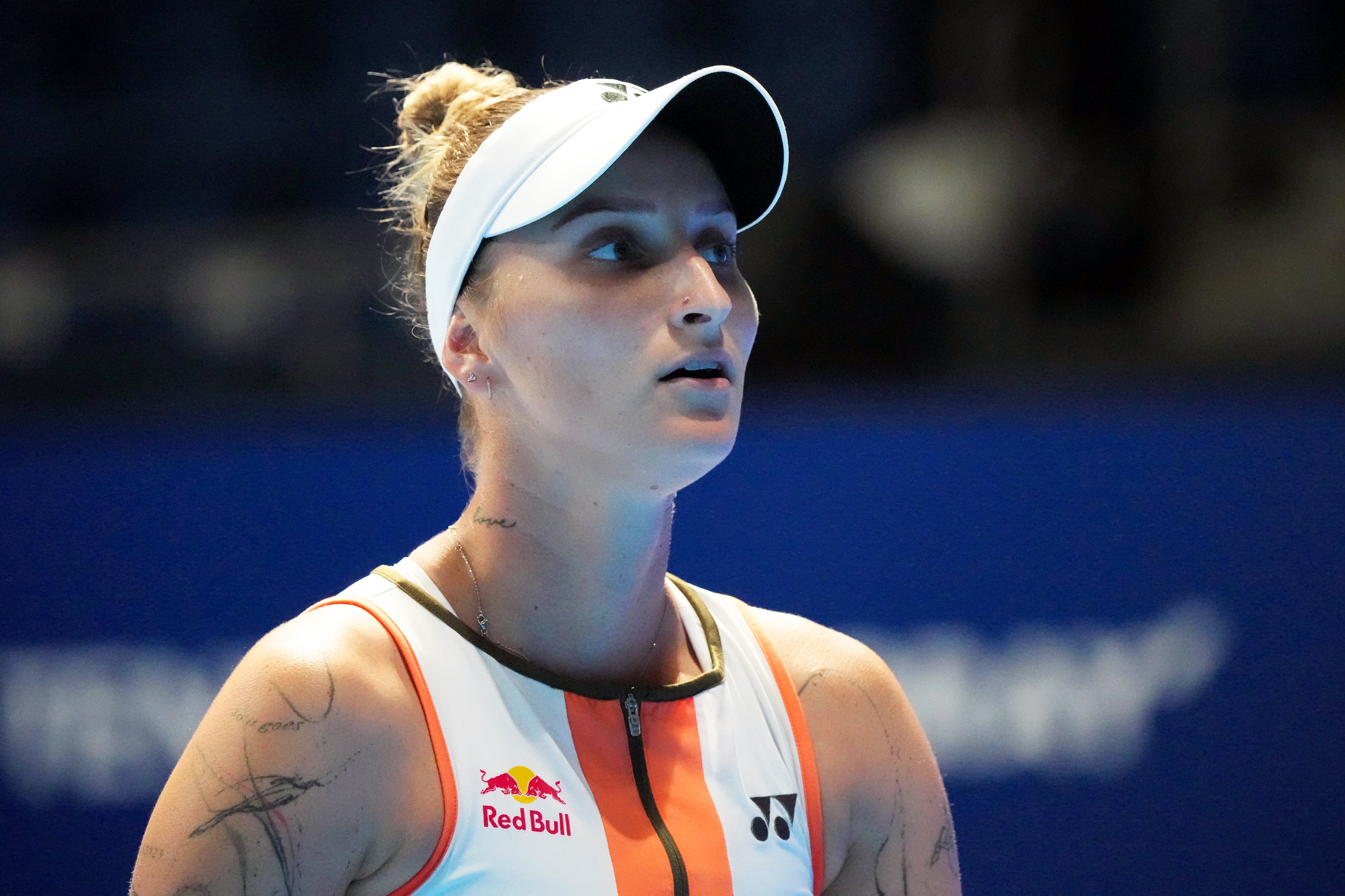 Vondrousova, en la foto del pasado mes de octubre, jugó por última vez en el circuito de la WTA en enero