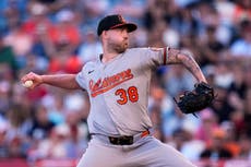 Kyle Bradish domina 8 entradas y los Orioles alargan su racha con un 6-1 ante los Angelinos