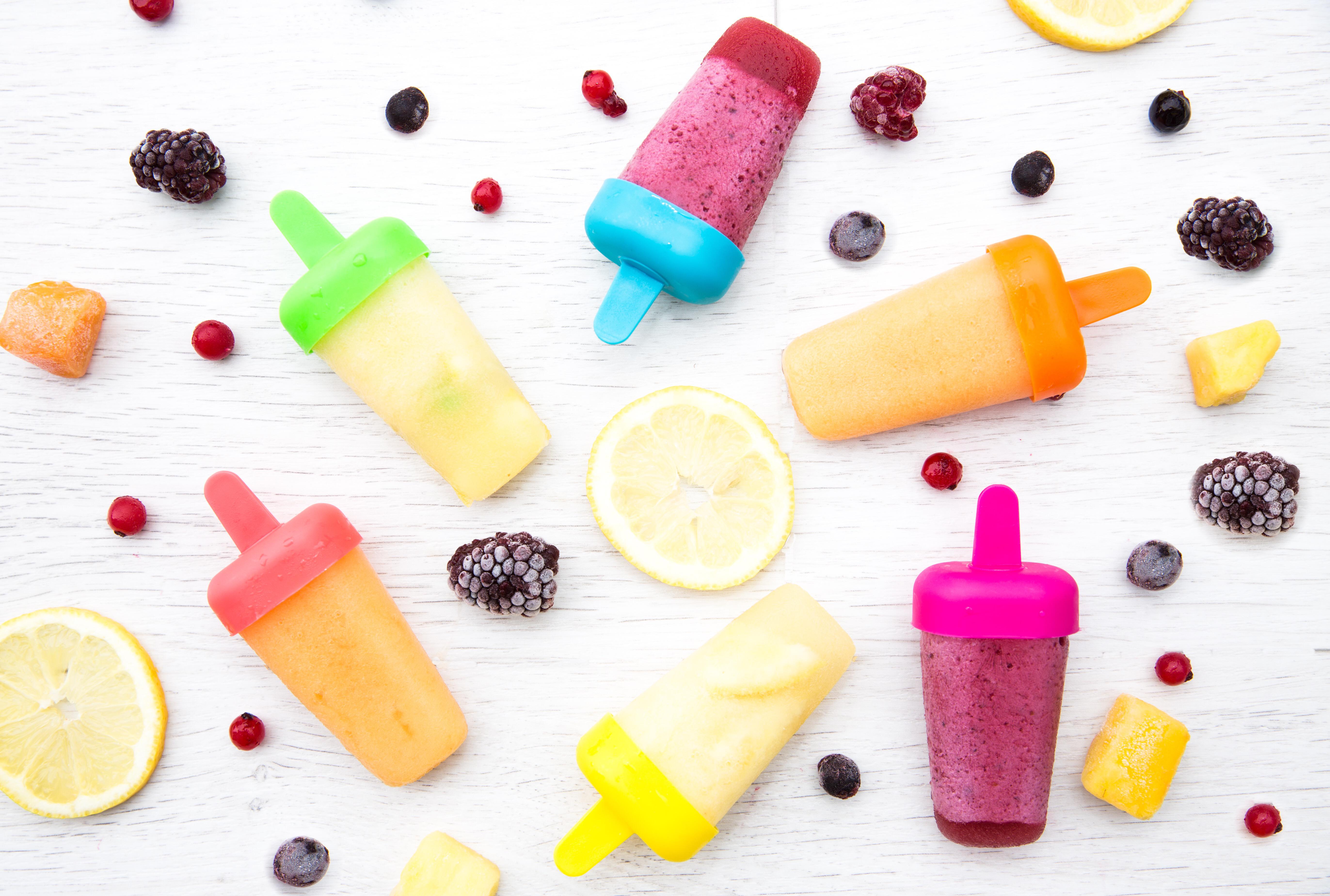 Las paletas de helado son un tentempié divertido y una alternativa refrescante