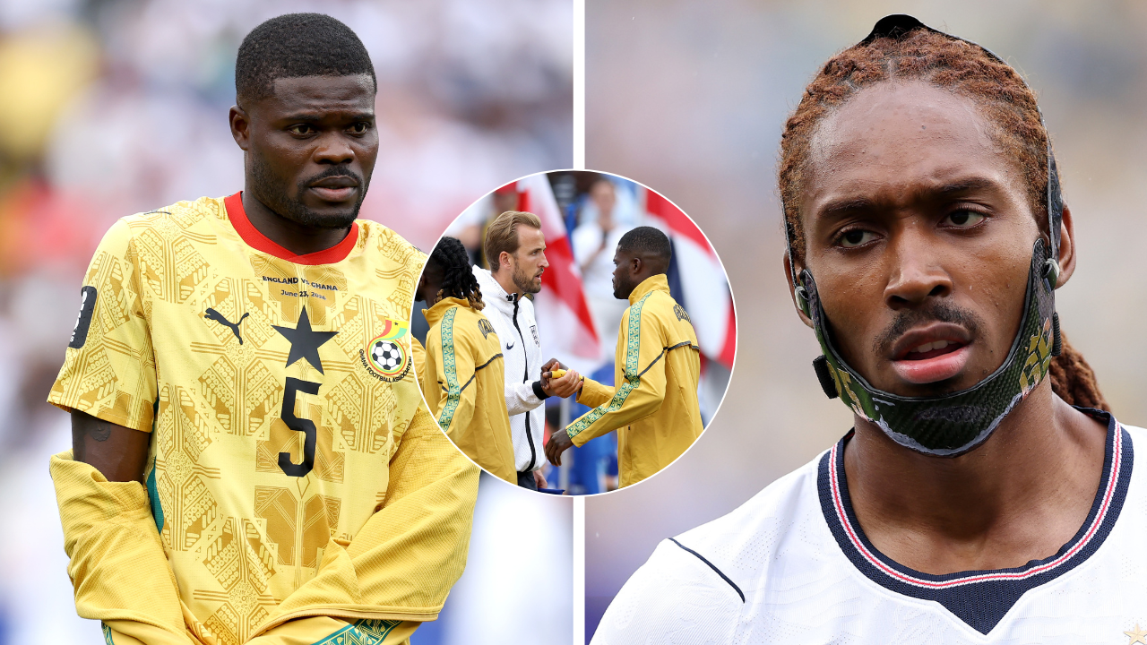 Djed Spence se niega a saludar a Thomas Partey antes del partido Inglaterra vs. Ghana