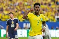 Vinícius Júnior logra doblete, Brasil vence a Escocia 3-0 y se instala en siguiente fase del Mundial