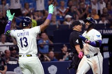 Caminero y Mullens conectan jonrones en triunfo de Rays 6-1 sobre Diamondbacks