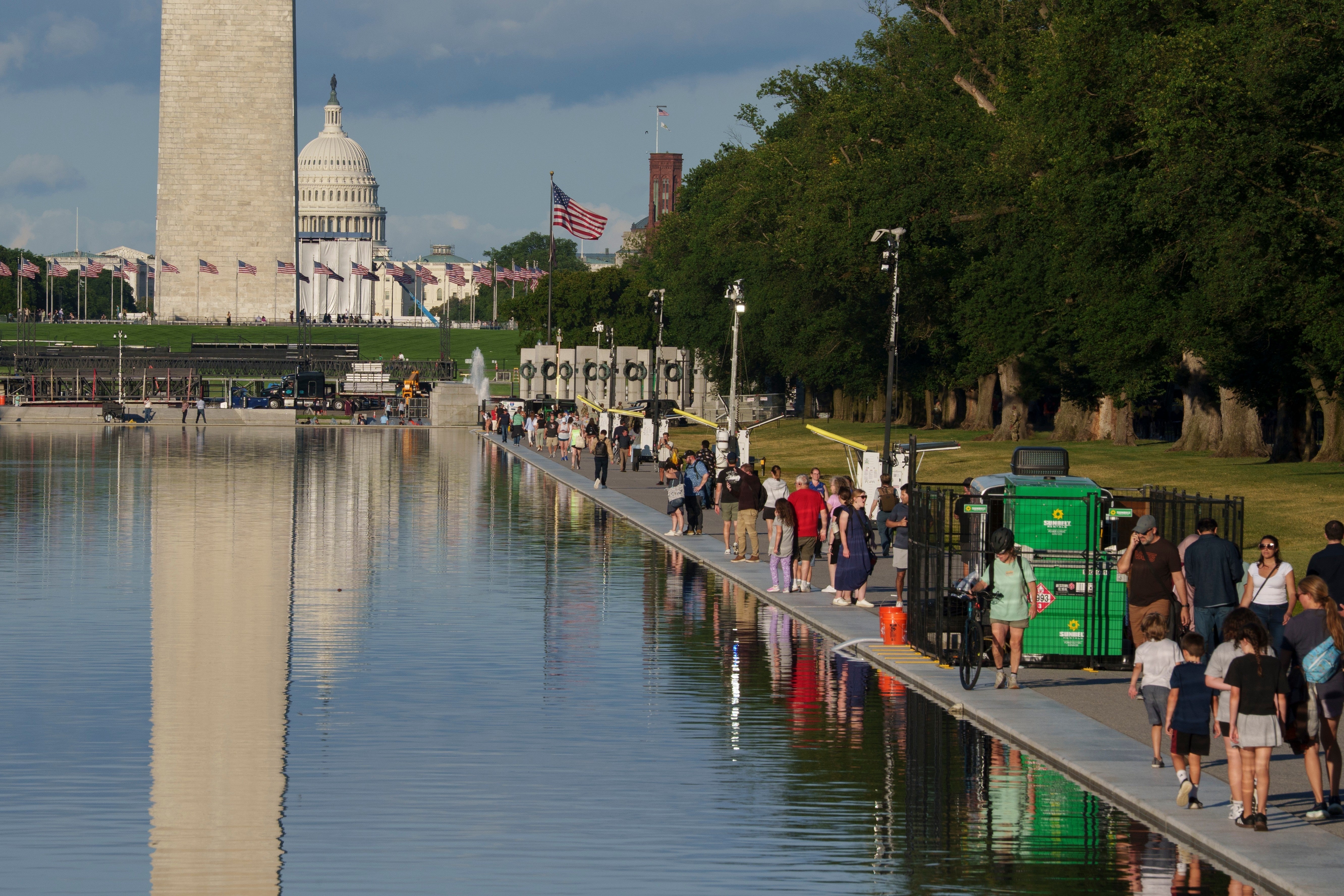 WASHINGTON-ESTANQUE REFLECTANTE-VIGILANCIA