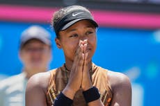 Naomi Osaka se retira en el 2do set de la final de Bad Homburg por lesión en el pie