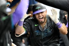 Caminero y Aranda pegan jonrón cada uno y Rays vencen 4-2 a Diamondbacks
